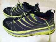 My Hokas were mud covered after 20 miles on the wet roads on Sunday afternoon.