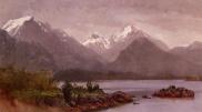 Albert-Bierstadt, The Grand Tetons Wyoming