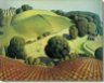 Grant Wood's Iowa subject matter has a certain appeal, but the style of the Regionalists has always attracted me. A Wood gallery can be found at: http://www.grantwoodartgallery.org/