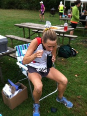 Barb's favorite ultra race nutrition: Campbell's chicken noodle soup.