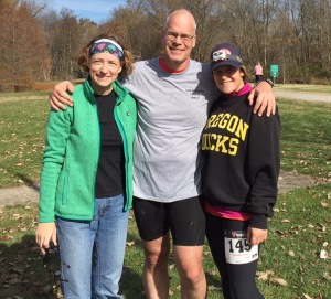 I couldn't have met my goal without the help of my wife, Barb, who ran 50 miles in the process, and my daughter, Laura, who hiked 24 miles and crewed for us.